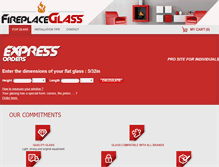 Tablet Screenshot of fireplace-glass.us
